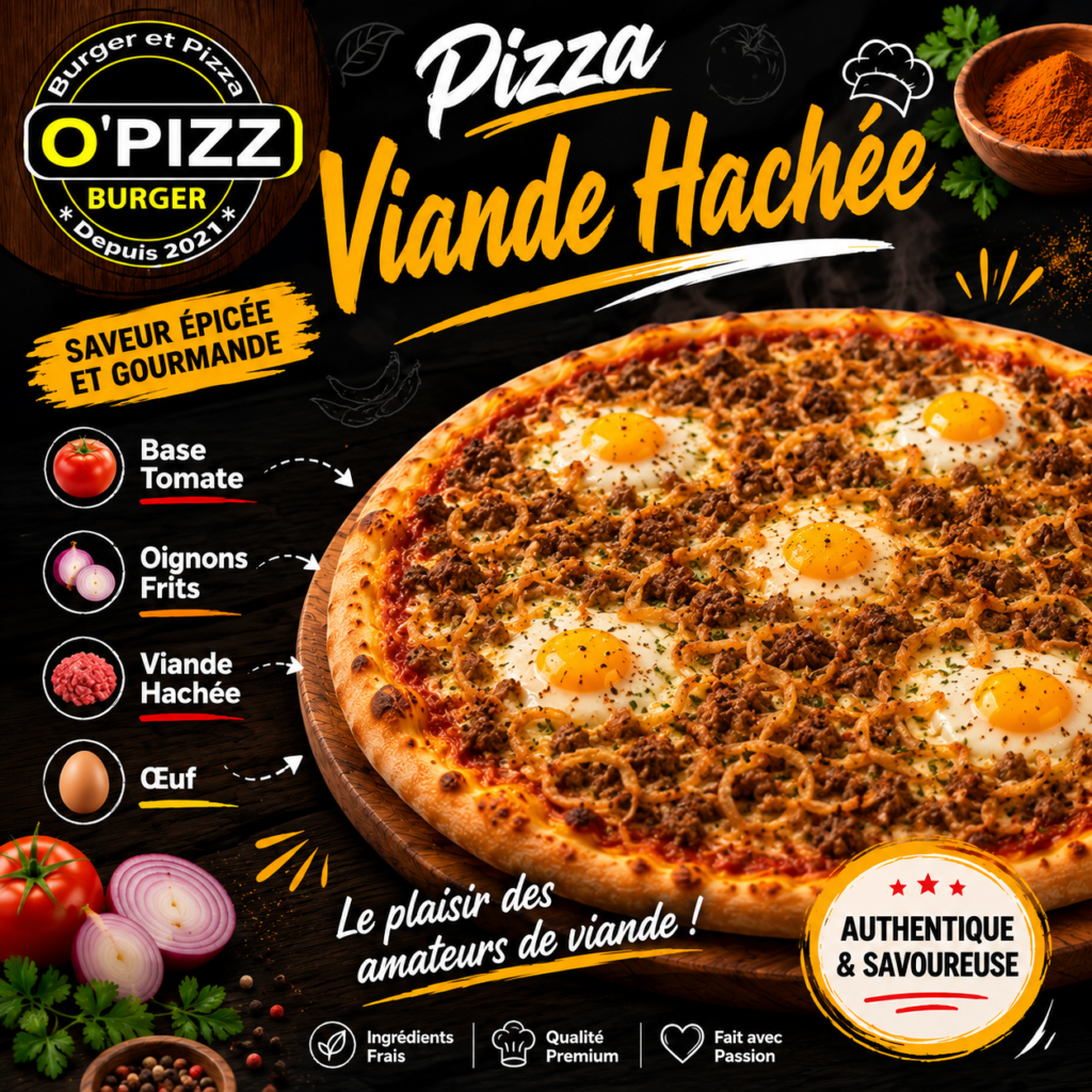 Pizza Viandehachée